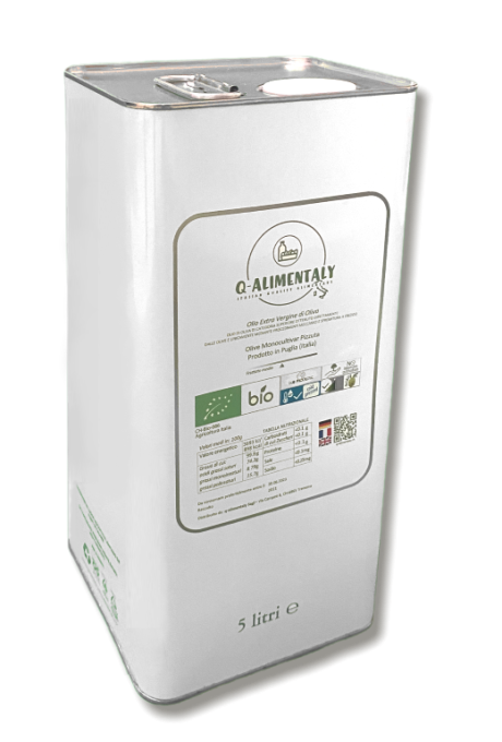 Olio d'oliva BIO latta da 5L